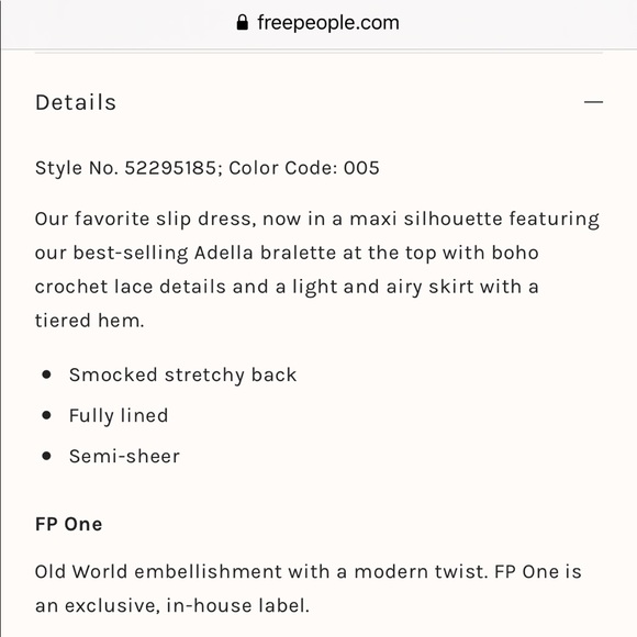 ONE LEFT! Free People Adella Maxi Slip Dress Slate - Picture 4 of 9